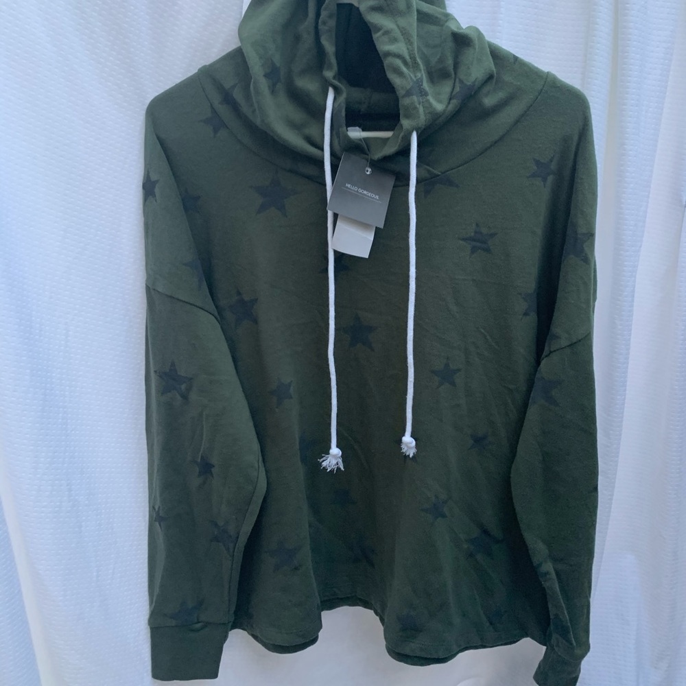 GRAYSON/THREADS star Hoodie green size XXL